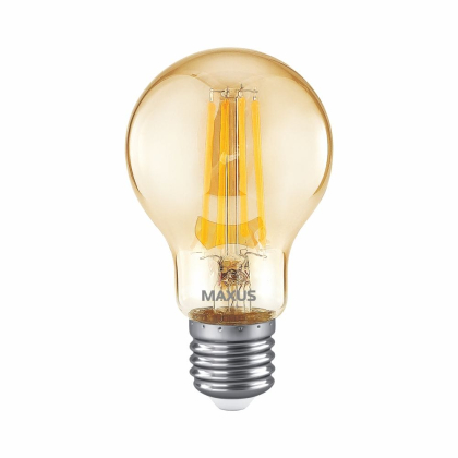 Лампа світлодіодна A60 FM 8W 2700K 220V E27 Golden, Maxus, 1-MFM-761
