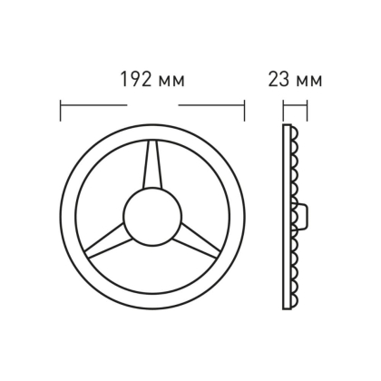 Світлодіодний модуль 1-MLM-1841-C MAXUS Led Module 18W 4100K Circle, Maxus, 1-MLM-1841-C