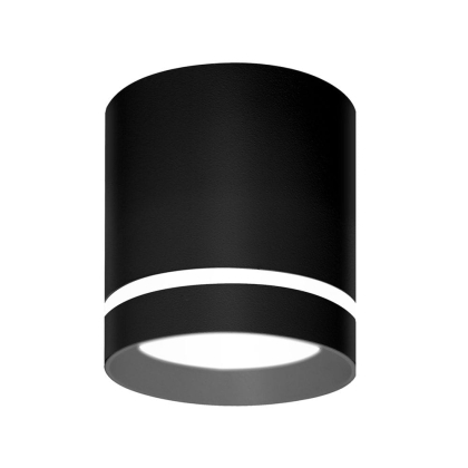 Світильник світлодіодний Maxus Surface Downlight 12W 4100K Black, Maxus, 1-MSD-1241-BL