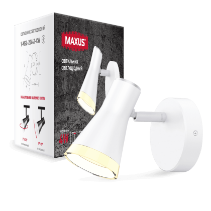 Спот світильник MAXUS MSL-02C 4W 4100K білий, Maxus, 1-MSL-20441-CW