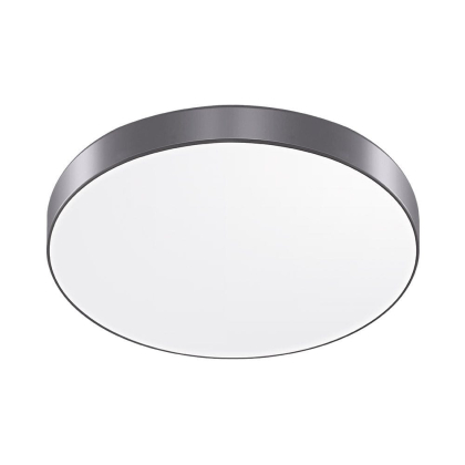 Накладний настінно-стельовий світлодіодний світильник 1-MSP-2441-SLG MAXUS SP Ceiling 24W 4100K Circle Slim Gray, Maxus, 1-MSP-2441-SLG