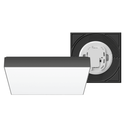 Накладний настінно-стельовий світлодіодний світильник 1-MSP-3641-SSG MAXUS SP Ceiling 36W 4100K Square Slim Gray, Maxus, 1-MSP-3641-SSG