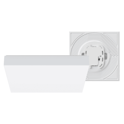 Накладний настінно-стельовий світлодіодний світильник 1-MSP-3641-SSW MAXUS SP Ceiling 36W 4100K Square Slim White, Maxus, 1-MSP-3641-SSW