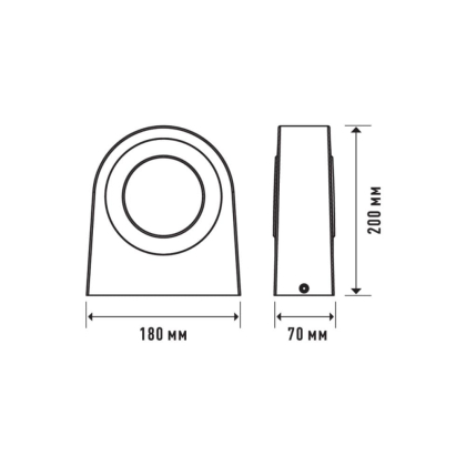 Фасадний світлодіодний світильник MAXUS MWL 15W 3CCT IP65 Black General, Maxus, 1-MWL-15W-BG