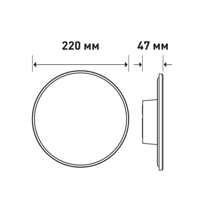 Фасадний світлодіодний світильник MAXUS MWL 15W 3CCT IP65 WH Circle, Maxus, 1-MWL-15W-WHC
