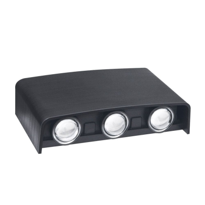 Фасадний світлодіодний світильник MAXUS MWL 6W 3CCT IP65 BL Square, Maxus, 1-MWL-6W-BLS