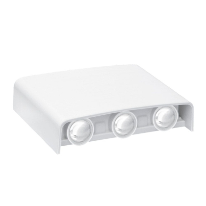 Фасадний світлодіодний світильник MAXUS MWL 6W 3CCT IP65 WH Square, Maxus, 1-MWL-6W-WHS