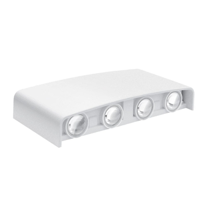 Фасадний світлодіодний світильник MAXUS MWL 8W 3CCT IP65 WH Square, Maxus, 1-MWL-8W-WHS