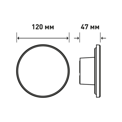 Фасадний світлодіодний світильник MAXUS MWL 9W 3CCT IP65 WH Circle, Maxus, 1-MWL-9W-WHC