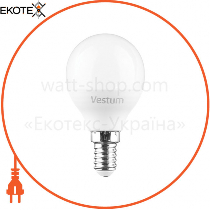 Лампа LED Vestum G45 4W 4100K 220V E14