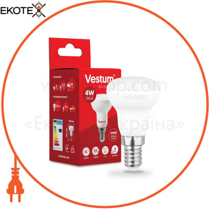 Лампа LED Vestum R39 4W 4100K 220V E14