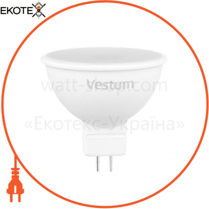 Лампа LED Vestum MR16 5W 3000K 220V GU5.3