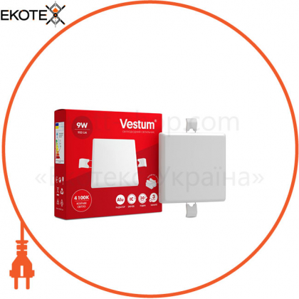 Світильник LED Акція "без рамки" квадрат Vestum 9W 4100K