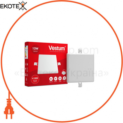 Світильник LED Акція "без рамки" квадрат Vestum 12W 4100K