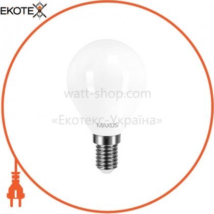 Maxus 1-LED-5412 лампа светодиодная g45 f 4w 4100k 220v e14