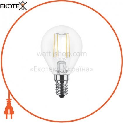 Maxus 1-LED-547-01 лампа светодиодная g45 fm 4w 3000k 220v e14