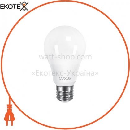 Maxus 1-LED-561-01 лампа светодиодная a60 10w 3000k 220v e27