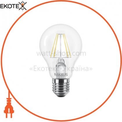 Maxus 1-LED-566 лампа светодиодная a60 fm 8w 4100k 220v e27