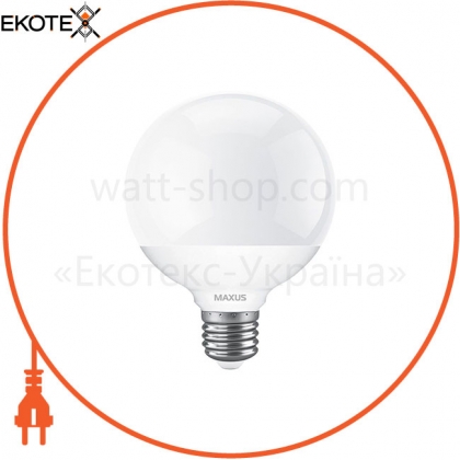 Maxus 1-LED-792 лампа светодиодная g95 12w 4100k 220v e27