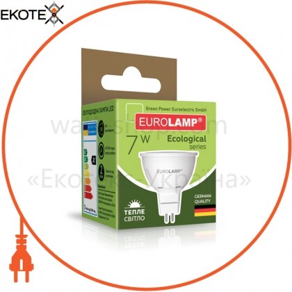 Eurolamp LED-SMD-07533(P) eurolamp led лампа эко серия &quot;p&quot; smd mr16 7w gu5.3 3000k