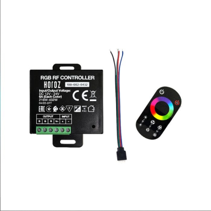 Контролер RGB для стрічки LED 216-432W 12V-24V IP20 6A, Horoz Electric, 100-002-0432-010