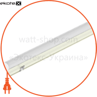 Світлодіодний світильник LEDEX T5, 30см, 4W, 320lm, 6500К холодно білий, матове скло, Напруга: AC100-265V, з кнопкою вкл., Ledex, 100918