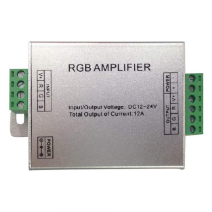 Підсилювач світлодіодної стрічки RGB AMPLIFIER 12A, Horoz Electric, 101-001-0144-010