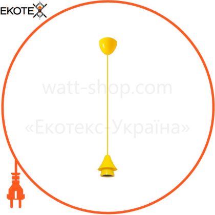 Подвес ERKA 102, потолочный, 60W, желтый, Е27