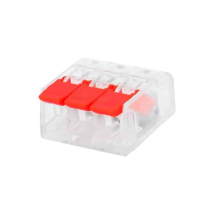 Клемник 3-х полюсний SLIM CONNECTOR-3, Horoz Electric, 103-002-0003-010
