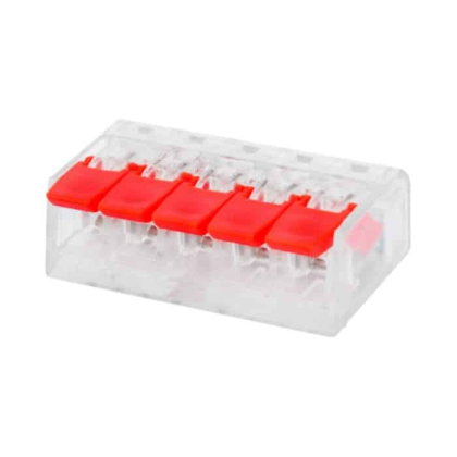 Клемник 5-х полюсний SLIM CONNECTOR-5, Horoz Electric, 103-002-0005-010