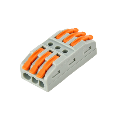 Клемник 3-х полюсний TERMINAL-3, Horoz Electric, 106-005-0003-010