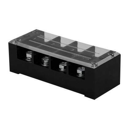 Клемна колодка FIXED TERMINAL-L1004 4Р 100А 2.5-10мм²/1/10, Horoz Electric, 106-008-1004-010