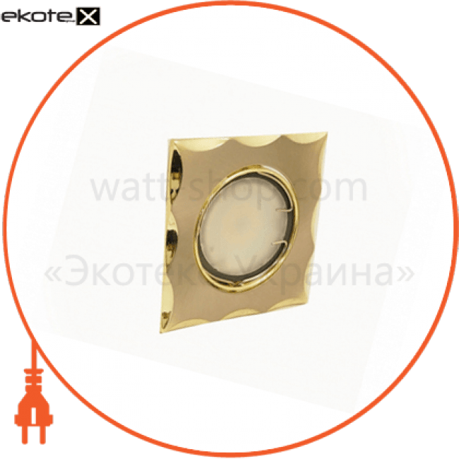 світильник точковий поворотний DELUX HDL16154R 50Вт G5.3 титан-золото, Delux, 10082440