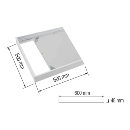 Рамка накладна для панелі Galaksi Frame-6060, Horoz Electric, 111-002-0005-010