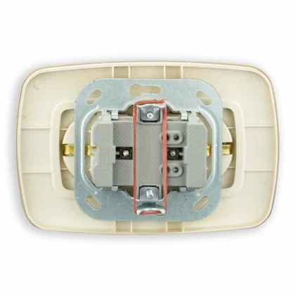 Розетка подвійна з заземленням золото ELA, Horoz Electric, 112-007-0008-030