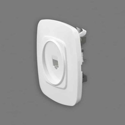 Розетка комп’ютерна біла ELA, Horoz Electric, 112-007-0011-010