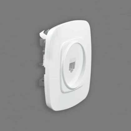 Розетка комп’ютерна біла ELA, Horoz Electric, 112-007-0011-010