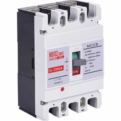 Шафовий автоматичний вимикач SAFE 200А 3P С, Horoz Electric, 114-004-3200-010
