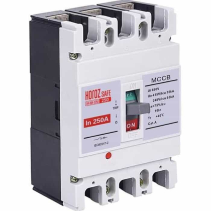 Шафовий автоматичний вимикач SAFE 250А 3P С, Horoz Electric, 114-004-3250-010