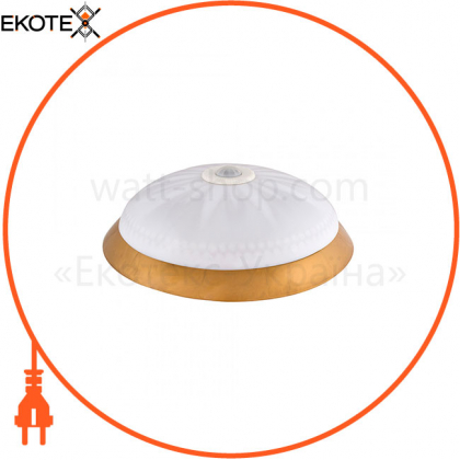 Світильник ERKA 1149D LED-GB, настінно-стельовий з вбудованим і регульованим датчиком руху, 48 W, 6000K білий, IP 20, ERKA, 114938