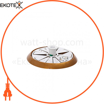Світильник ERKA 1149D LED-GB, настінно-стельовий з вбудованим і регульованим датчиком руху, 48 W, 6000K білий, IP 20, ERKA, 114938