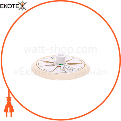 Світильник ERKA 1149D LED-K, настінно-стельовий з вбудованим і регульованим датчиком руху, 48 W, 6000K прозорий, IP 20, ERKA, 114944