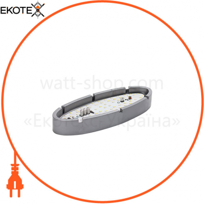 Світильник ERKA 1165LED-S, настінний, 12 W, 6000K, овальний, прозорий, IP 65, ERKA, 116512