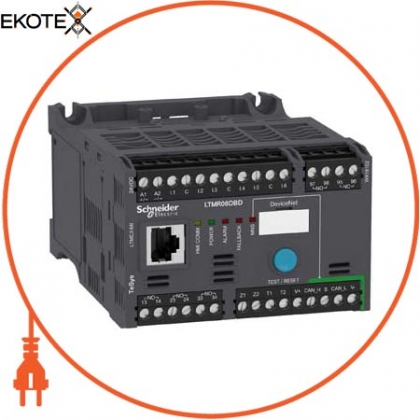 Реле Tesys tDevicenet 0.4-8А 24Вdc, Schneider, LTMR08DBD