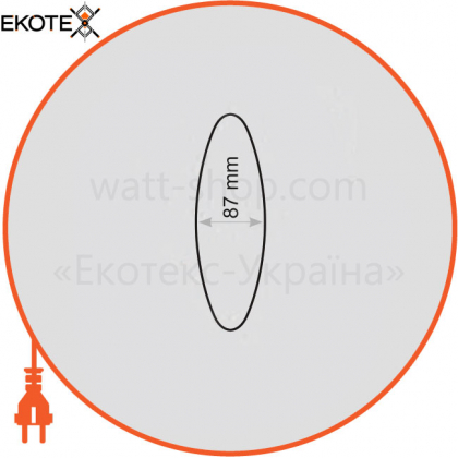 Светильник ERKA 1205 D.i.-SB, настенно-потолочный со встроенным датчиком движения, овальный, серебро/белый, E27, IP 20