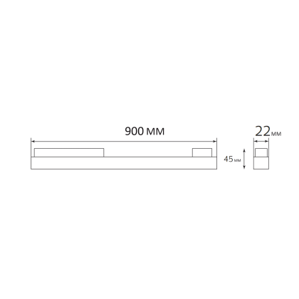 Світлодіодний світильник трековий лінійний MAGNET-LM3 28W чорний, Horoz Electric, 129-001-0028-020