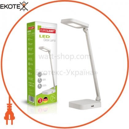 EUROLAMP LED Світильник настільний у стилі модерн 7W 4000K білий, Eurolamp, LED-TLP-3(white)