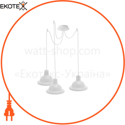 Світильник ERKA 1303-323 LED, стельовий, 3x12W, 6400K, 2м, білий, ERKA, 130332