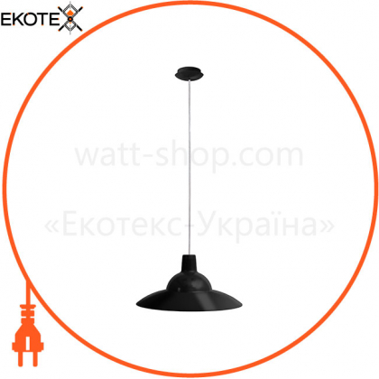 Світильник ERKA 1305, стельовий, 60W, чорний, Е27, ERKA, 130510