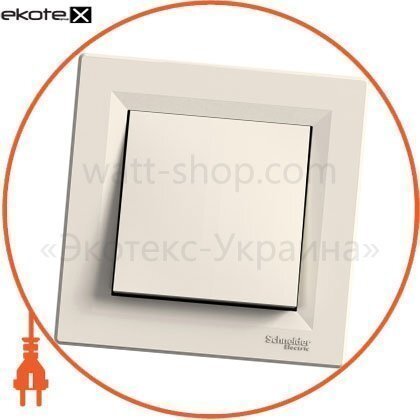 ВИМИКАЧ ДВУХПОЛ САМОЗАЖ КРЕМ, Schneider, EPH0200123
